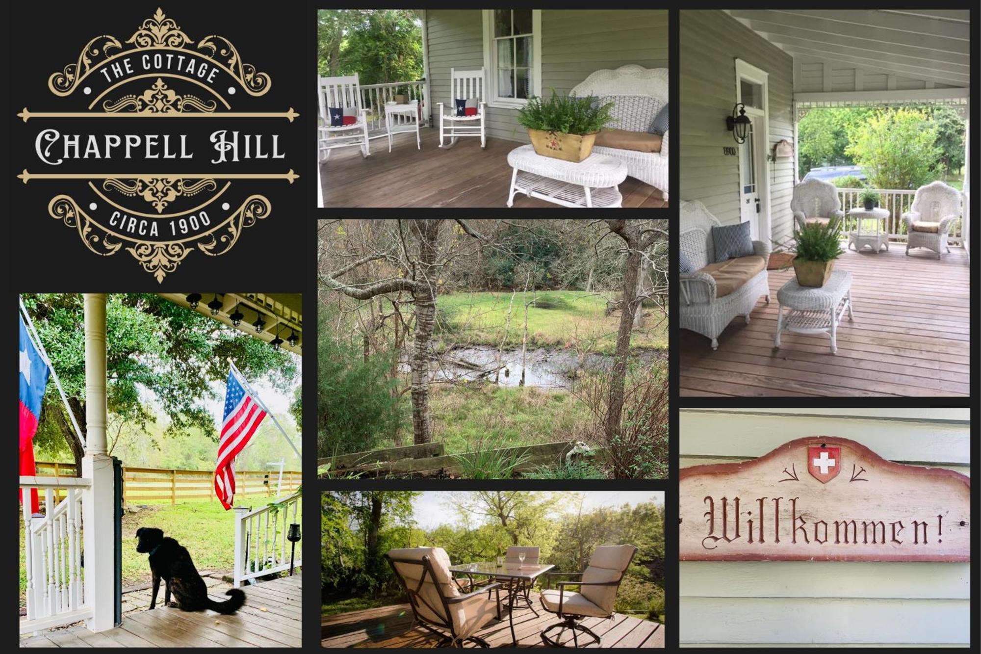 Circa 1900 - Historic - Romantic - Private - Pond - Fenced Yard - The Cottage At Chappell Hill Esterno foto